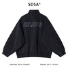 25108SDSA男士秋冬新款痞帅男装韩版简约纯色印花字母拉链立领夹克外套 商品缩略图1