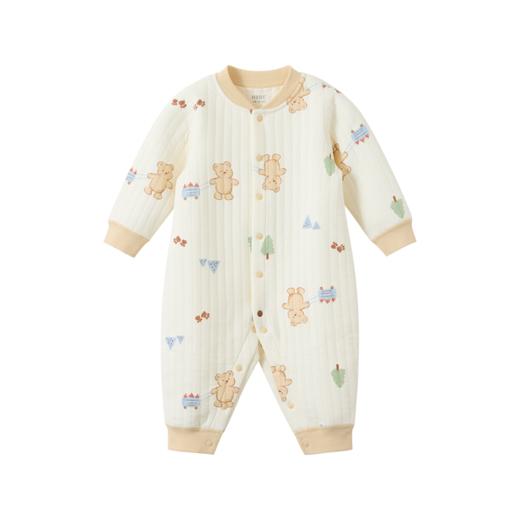 怡比田园农场长袖开襟哈衣HY25WIN008花咖色调（59#-80#） 商品图6