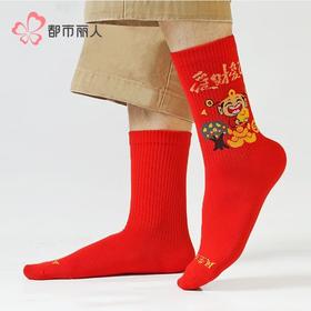 都市丽人袜子男士袜子精梳棉男袜子男士中筒袜FCHDF6
