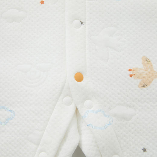 怡比遨游天空长袖开襟哈衣HY25WIN018蓝白色调（59#-80#） 商品图9