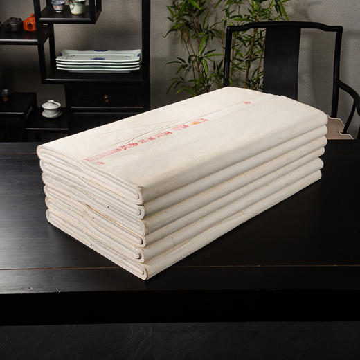 80年代红星牌四尺净皮龟纹老宣纸（一刀100张） 商品图14