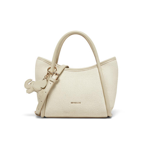 【云粉节】  BF楼百思图2026春季新款手提包时尚通勤女单肩斜挎包J8A96AX6吊牌价659.现价399 商品图0