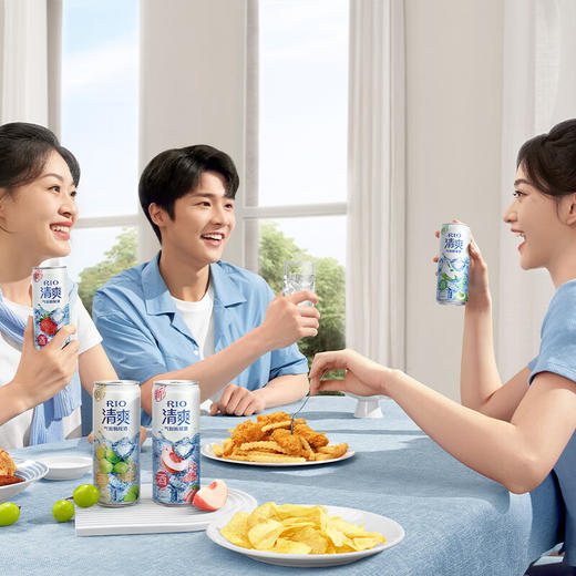 锐澳清爽0糖白桃风味5度气泡鸡尾酒 500ml 商品图1