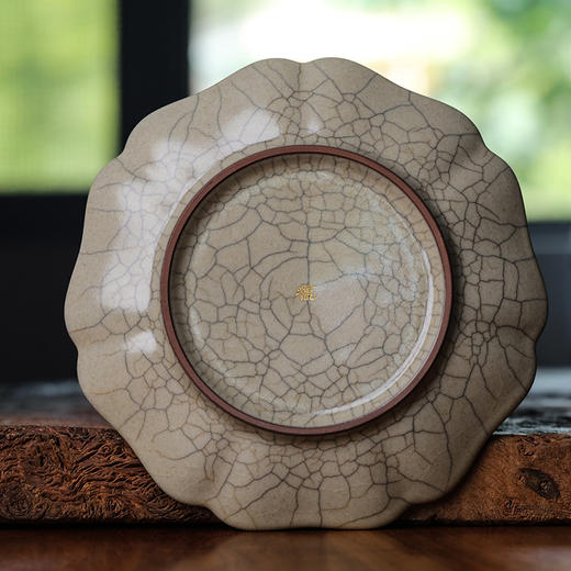 问鼎哥窑传世复刻款葵心壶承(小) 商品图2