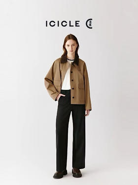 【开放日忙 秒杀价已调 直接拍】小禾 英国皇室打猎装元素 高密斜纹棉夹克 巴恩风短外套