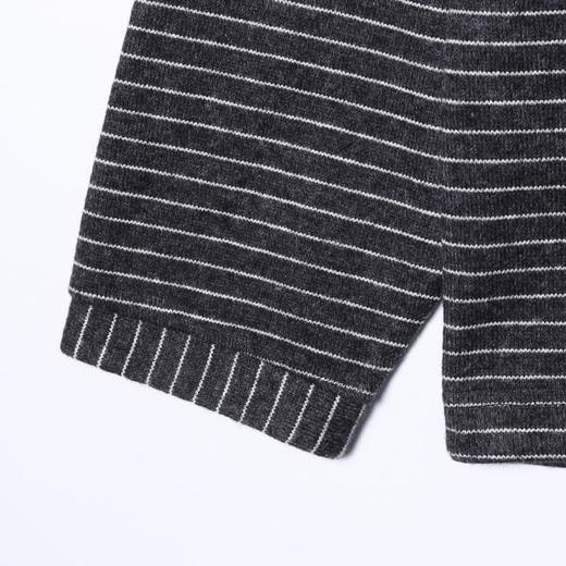 53111SDSA男士秋冬新款痞帅男装拼接撞色条纹领卫衣百搭时尚套头上衣 商品图4