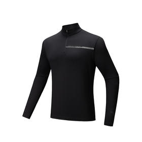 安踏零压T丨长袖t恤男秋季新款半拉链立领通勤运动上衣152537402