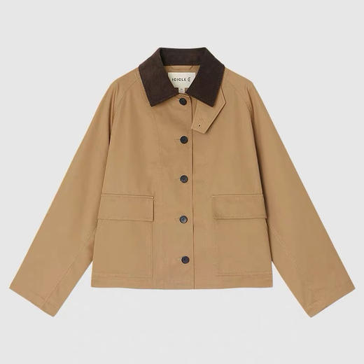 【开放日忙 秒杀价已调 直接拍】小禾 英国皇室打猎装元素 高密斜纹棉夹克 巴恩风短外套 商品图7