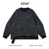 55232SDSA秋冬新款痞帅男装美式撞色不规则设计圆领针织卫衣宽松百搭 商品缩略图1