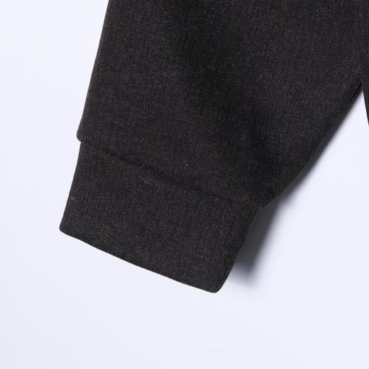 31068SDSA男士秋冬新款痞帅男装潮牌纽扣立领抽绳设计卫衣百搭舒适上衣 商品图4