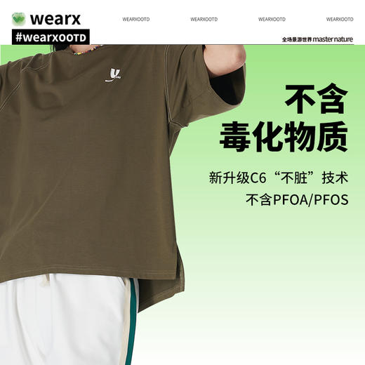 完型-80℃不脏T(宽松印花男女款) 商品图1