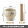 【跨境出口陶瓷捣蒜器】陶瓷捣蒜器捣药器捣蒜罐捣药罐配木棒捣碎罐压蒜器研磨器捣蒜泥臼 商品缩略图5