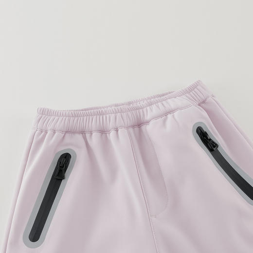 【无氟防泼水】马克珍妮男女童防风耐磨加绒户外软壳裤2025年冬装新款551737 商品图3