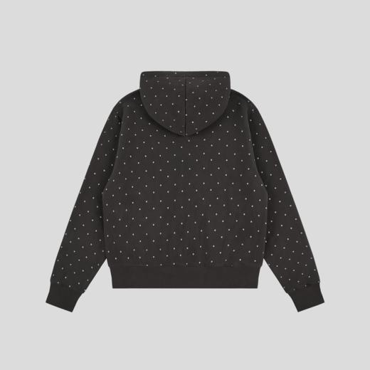 GOODBAI 宽松组合logo印花波点连帽拉链卫衣夹克 商品图4