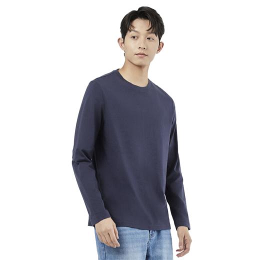 佐丹奴25年新款男装纯棉基础款纯色圆领打底衫01025701 商品图4