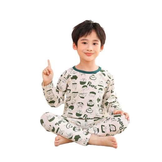 【秒杀】宸之昊儿童纯棉套装女孩卡通秋衣秋裤家居服宝宝长袖睡衣男童女童空调服★ 商品图4