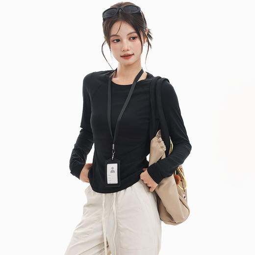 【限时秒】YOGACODE【火树银花系列】美利奴羊毛瑜伽服长袖秋款轻薄透气运动t恤DWT125666 商品图0