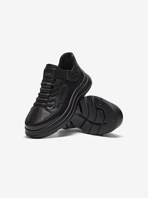 【云粉节】 【拔佳】BF楼Bata时装靴男2025冬款牛皮通勤户外休闲厚底低靴2A796DD5     吊牌价1359  活动价939 商品图3