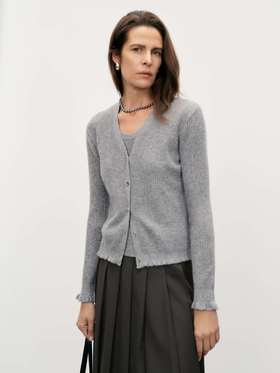 【商场同款】麦檬冬质感修身精致毛衫两件套5FA233641