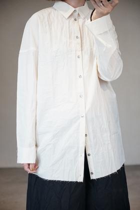 ALBUM DI FAMIGLIA 中性中长款衬衫(UNISEX COLLAR SHIRT LWR)