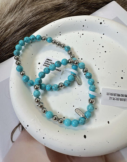 韩单！秒杀39元！金泰妍/单依纯绿松石手链 商品图7