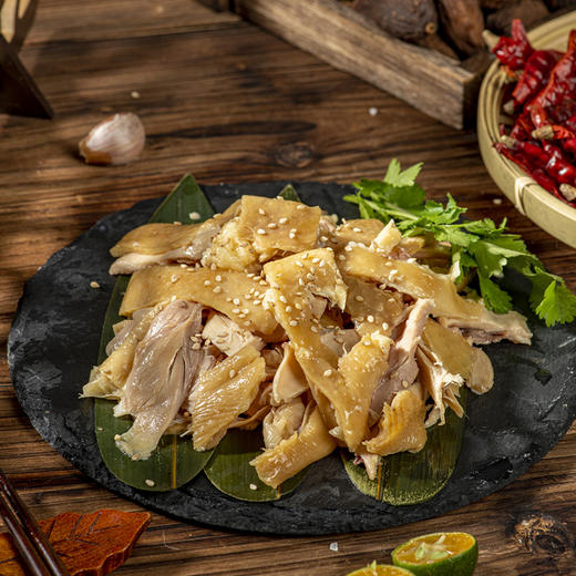 广东地道粤菜 盐焗鸡/白切鸡  当地人吃了都要竖大拇指的美味 商品图4