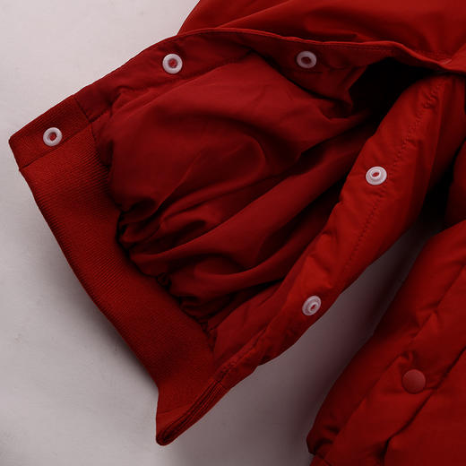 棉果果冬季新品男童女童红色涤丝纺羽绒保暖加厚三防面料羽绒爬衣羽绒连体衣M502722925613 商品图4