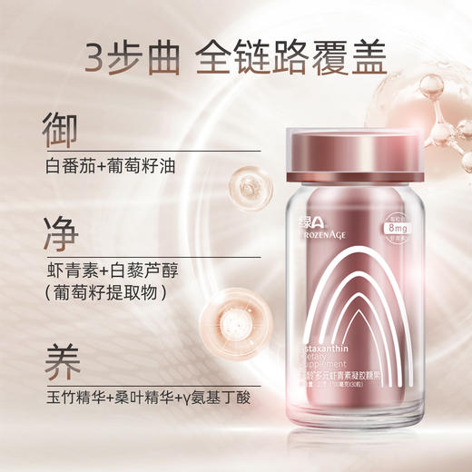 【12.12年终盛典】买送虾青素面膜 冻龄®虾青素 不止是8mg/粒 冻龄90粒 商品图2