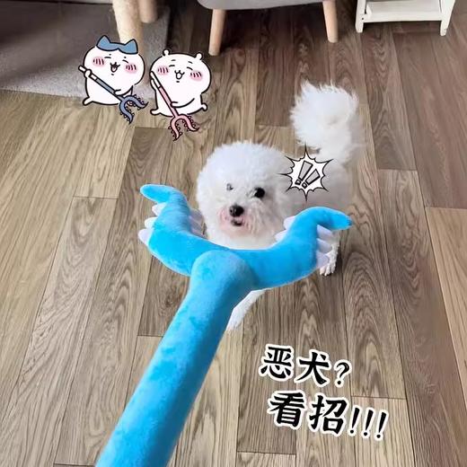 超耐咬【不伤宠物！逗狗棒逗猫棒】狗狗毛绒玩具讨伐棒插狗棒耐咬比熊泰迪逗狗棒宠物解闷逗狗神器。ha 商品图1