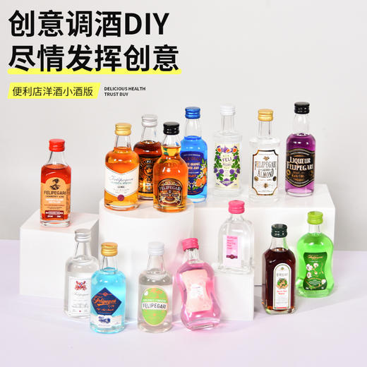 菲利佰加·白兰地威士忌伏特加网红洋酒小酒版8支组合套装 商品图4