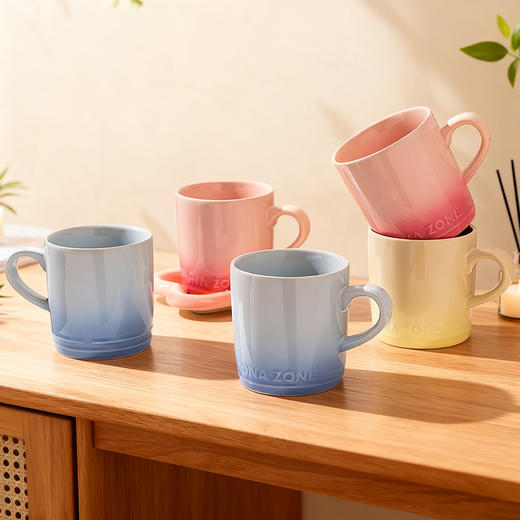 摩登主妇MONAZONE马克杯女生水杯牛奶早餐杯咖啡杯子高颜值陶瓷杯 商品图0
