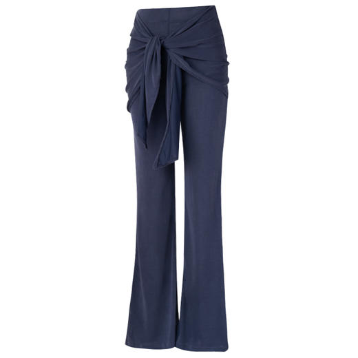 【限时秒】YOGACODE【火树银花系列】防尴尬可拆卸屁帘阔腿裤垂感高级感休闲瑜伽微喇长裤DWW125599 商品图3