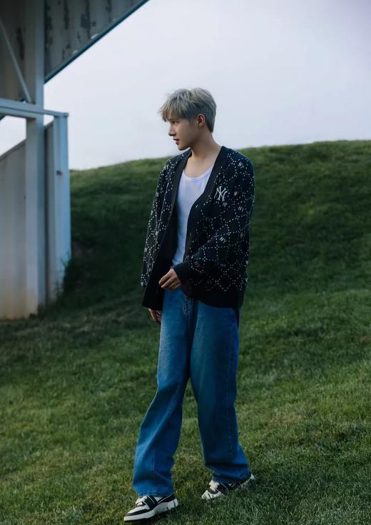 得物同步MLB男女同款慵懒风满印老花针织外套开衫 商品图12