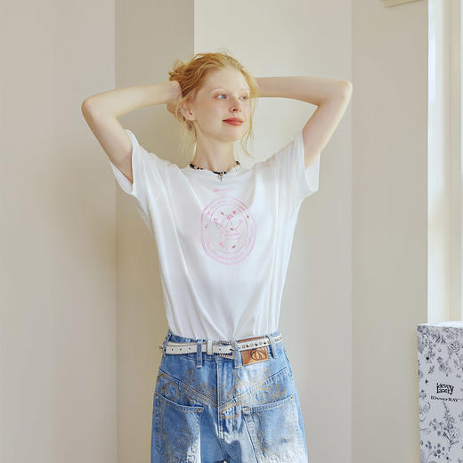 【陈立农联名】陈立农2025青春为名演唱会联名款IDEVERRAY王子高克重短袖T恤情侣装送限定周边礼盒 商品图1