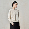 【林栖设计小店】绵羊毛罗纹镂空肌理感毛衣优雅2025秋冬新款毛织上衣女1954017 商品缩略图9