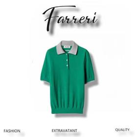 缪家SS25绿色短袖