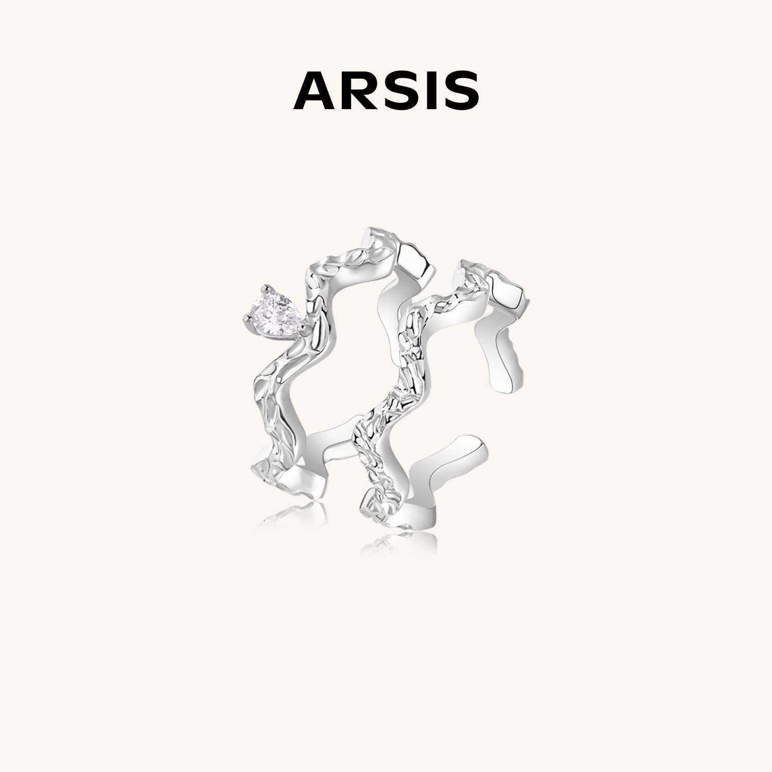 ARSIS 丨 流光系列 粼境波光套戒