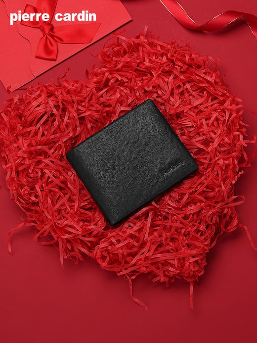 皮尔卡丹男士钱包短款真皮钱包J9A509-360101A 商品图1