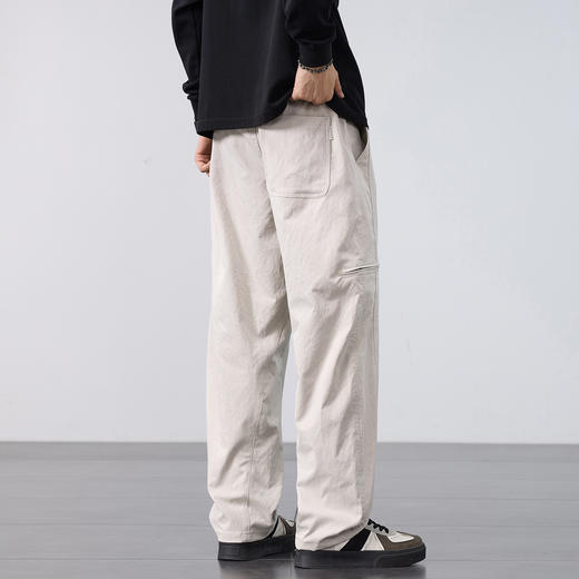 【无惧风雨剐蹭 不易粘毛 打理更方便】休闲宽松直筒工装裤 商品图2