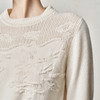 【林栖设计小店】绵羊毛罗纹镂空肌理感毛衣优雅2025秋冬新款毛织上衣女1954017 商品缩略图6