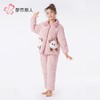 都市丽人睡衣男童女童法兰绒夹棉家居服长袖长裤童装中厚JHH1F5 商品缩略图2