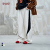 BJHG不计后果阔腿休闲裤男款秋季宽松撞色拼接设计感针织长裤女 商品缩略图0