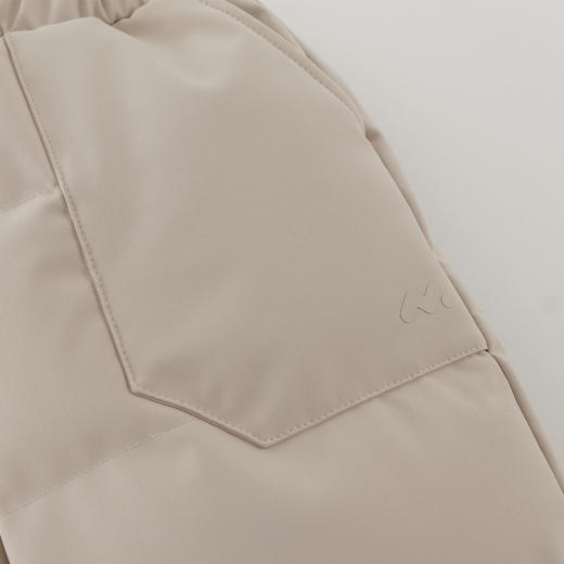 【无氟防泼水】马克珍妮男女童防风防寒加厚保暖羽绒裤2025年冬装新款551633 商品图3