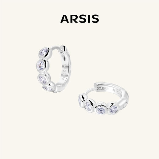 ARSIS｜流光系列 泡泡小耳圈 商品图0