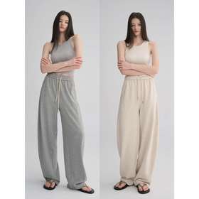 MAISON CECILE 两色|秋冬羊毛软糯舒适设计彩点休闲运动抽绳卫裤