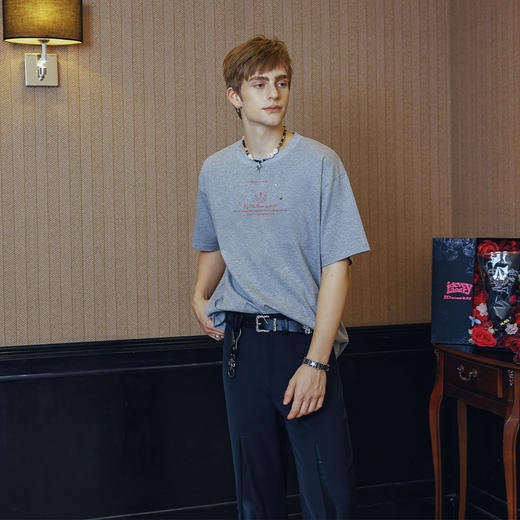 【陈立农联名】陈立农2025青春为名演唱会联名款IDEVERRAY宽松皇冠纯棉高级感圆领T恤送限定周边 商品图4