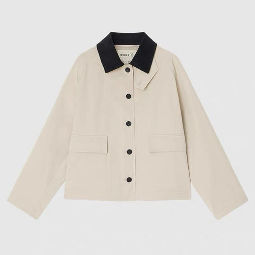 【开放日忙 秒杀价已调 直接拍】小禾 英国皇室打猎装元素 高密斜纹棉夹克 巴恩风短外套 商品图8