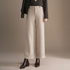 QYM 5281-Y毛呢阔腿裤妈妈装宽松休闲裤气质直筒裤 商品缩略图0