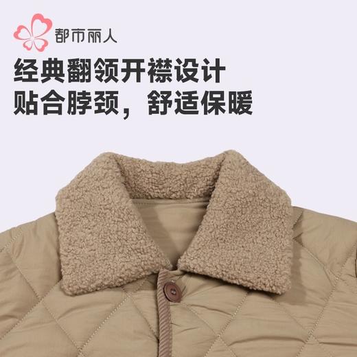 都市丽人睡衣梭织条夹棉男士家居服长袖长裤加厚夹棉套装FHH1E5 商品图4