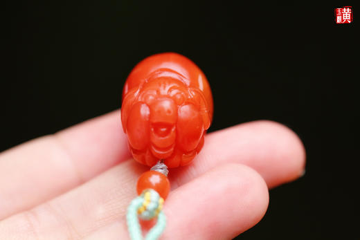 保山南红【福猪】吊坠 商品图2